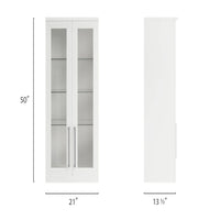 Home Bar Tall Wall Cabinet - 21"
