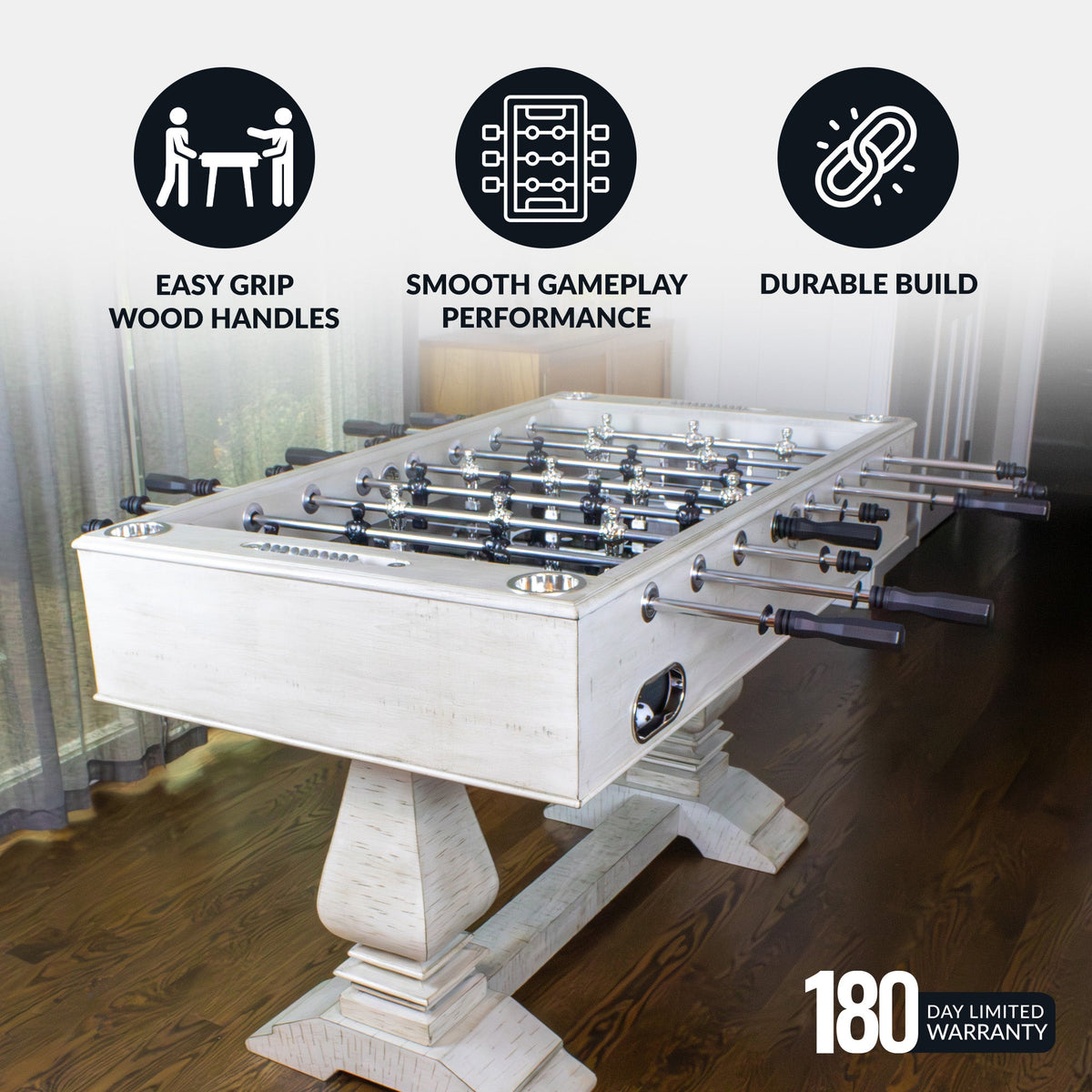 Hathaway Montecito 55-in Foosball Table - Driftwood