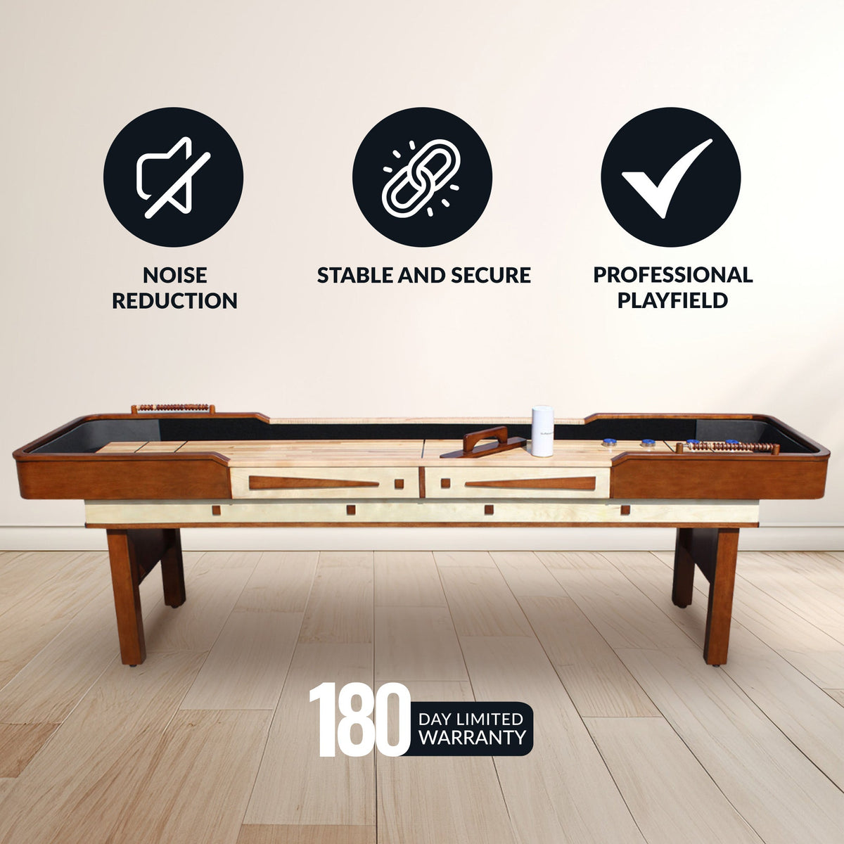 Hathaway Merlot Shuffleboard Table